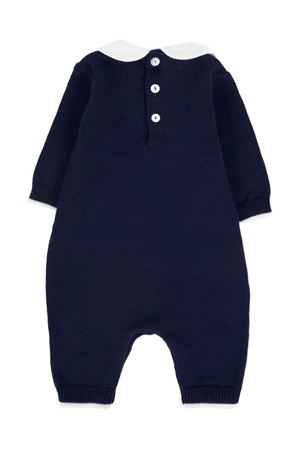 blue wool romper LITTLE BEAR KIDS | 2125BLULATTE